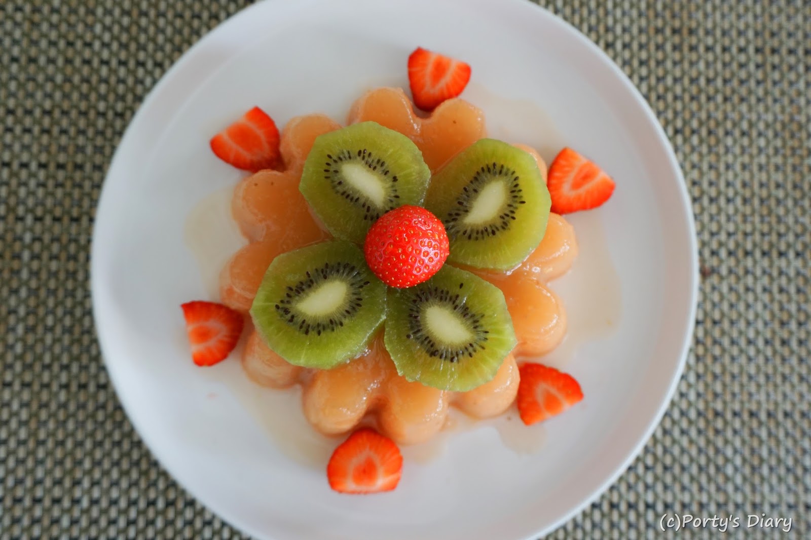 Fruit Pudding NO sugar! Porty's Diary