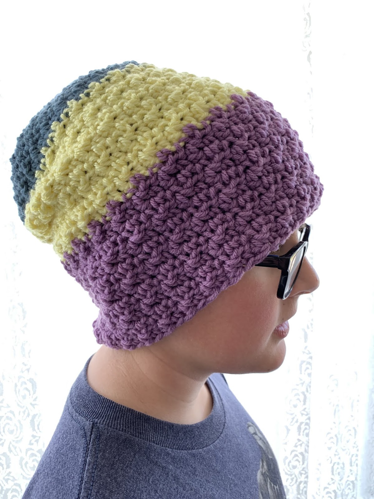 Crochet Rochelle Rumpelstiltskin Slouchy Hat