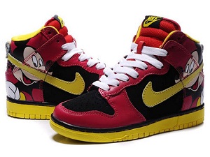 mickey nike shoes