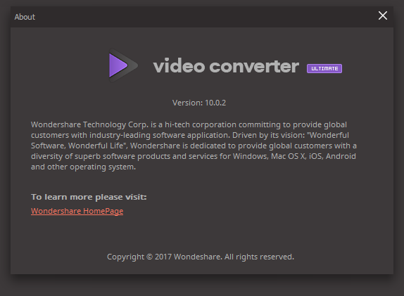 Wondershare video converter ultimate keygen