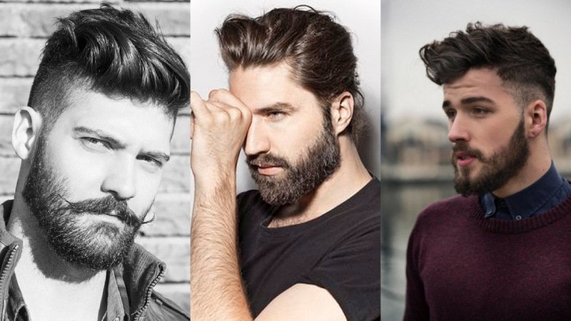 Lado Oposto Barba, bigode e coque... O trio que fez a cabeça dos homens em 2015