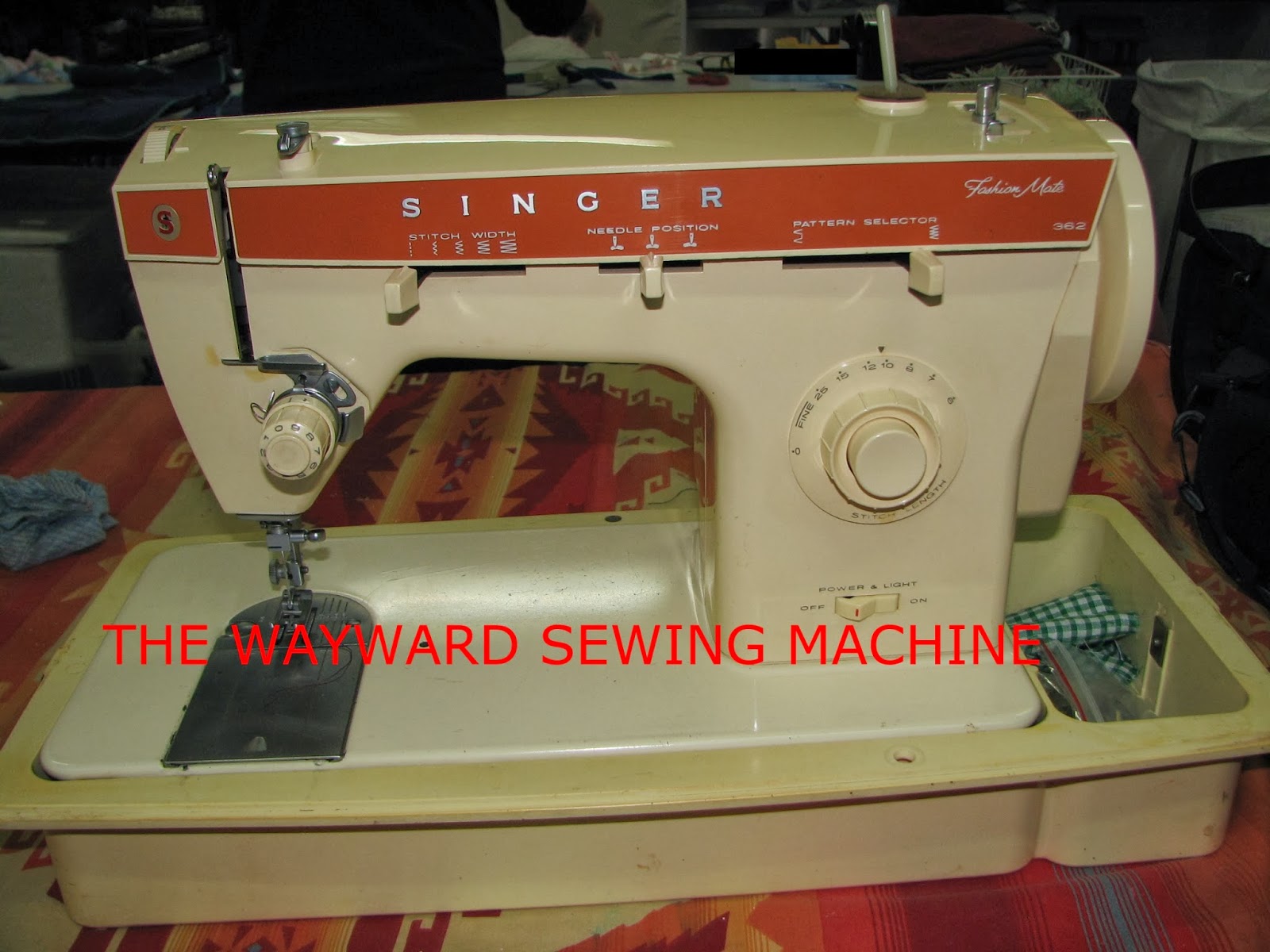 The Wayward Sewing Machine Fashion Mate 362 continued