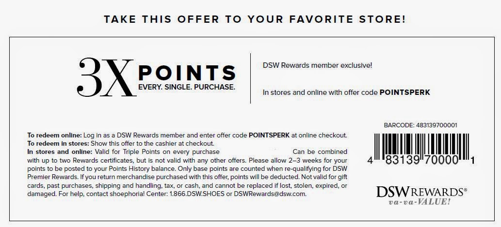 Dsw Printable Coupons October 2014