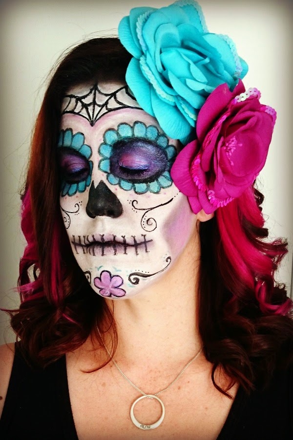 Where's My Glow? : Dia de los Muertos Halloween Makeup