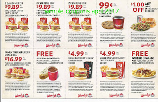 Wendys coupons for april 2017
