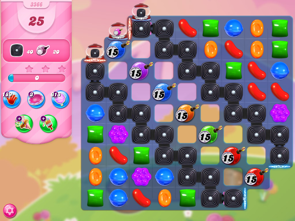 Candy Crush Saga level 3366 Candy Crush Saga level 3366