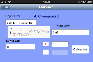 chi-squared dsitribution, probability, lower and upper limit, degrees of freedom