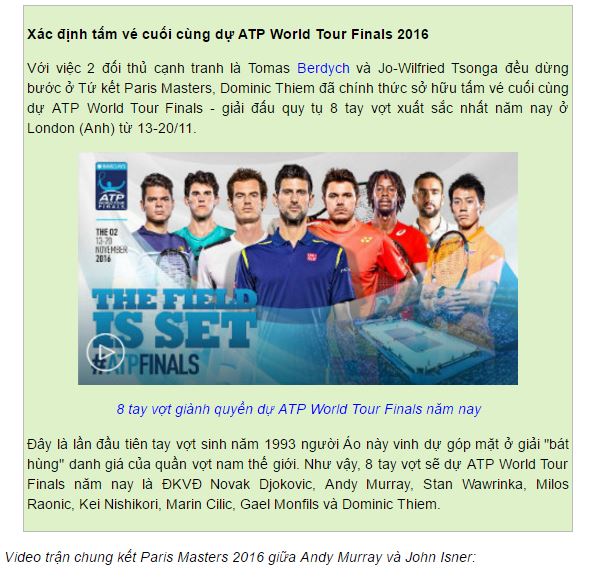 Tin tức tennis 8/11: "Murray sẽ thống trị dài dài" - 6 Tin tức tennis 8/11: "Murray sẽ thống trị dài dài" - 6