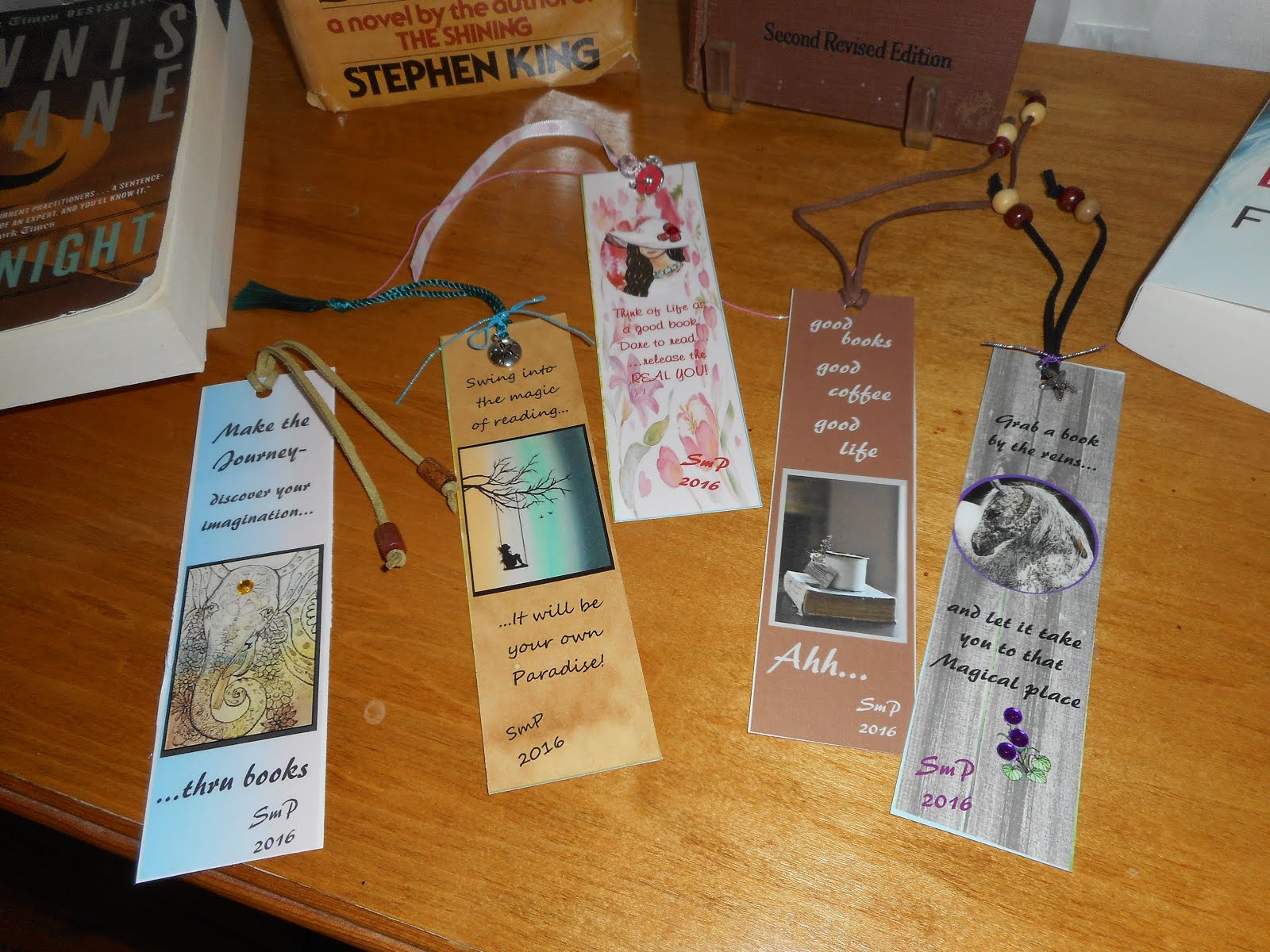 Some of my bookmark designs