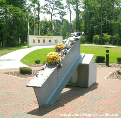 9/11 Memorial at Lejeune Memorial Gardens in Jacksonville North Carolina 