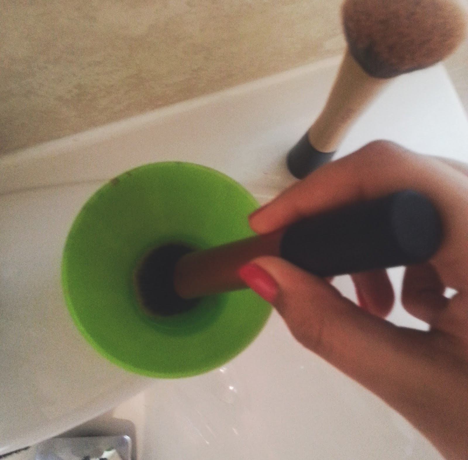 Washing Makeup Brushes With Micellar Water?! 