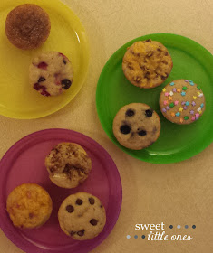 Pancake Muffin Recipe with Mix-ins - www.sweetlittleonesblog.com