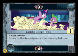 My Little Pony Lacking Lesson Plans Friends Forever CCG Card