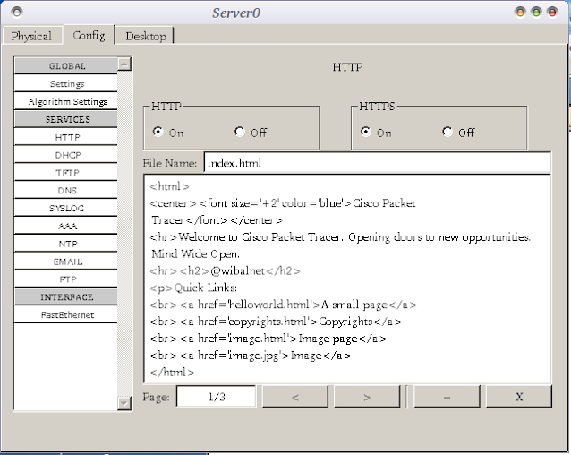 web server cisco packet tracer web server cisco packet tracer