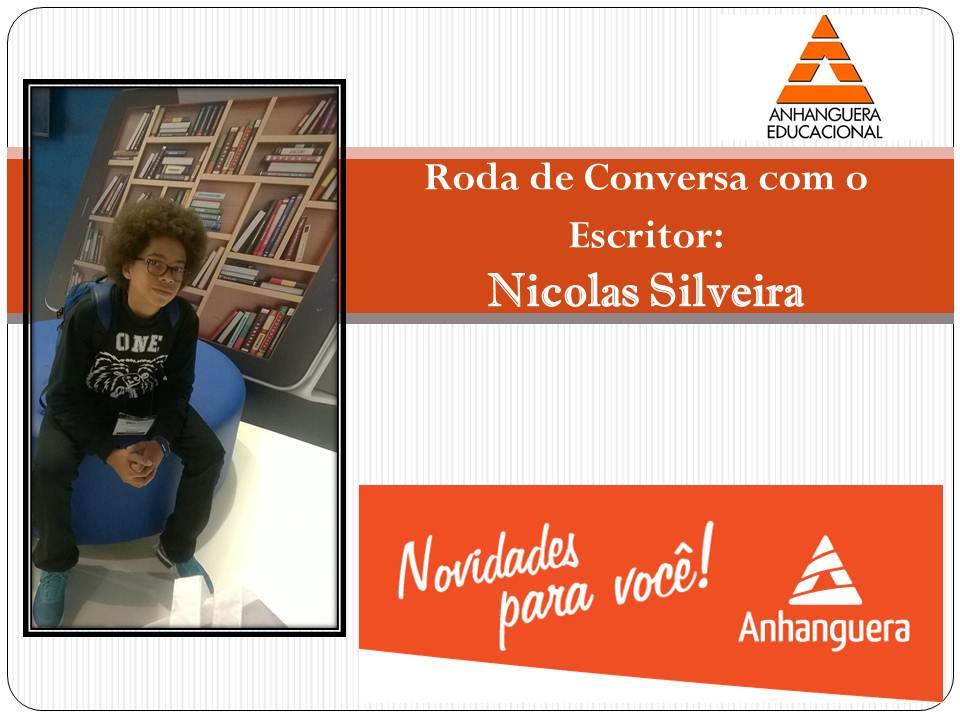 Escritor com 15 anos-Nicolas Silveira