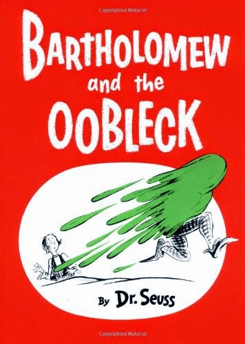 Failed Oobleck science for Dr. Seuss theme week