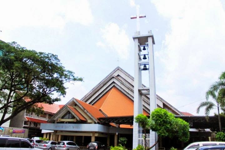 catatan kecil @marpheliste: Gereja Hati Santa Perawan Maria Tak Bernoda
