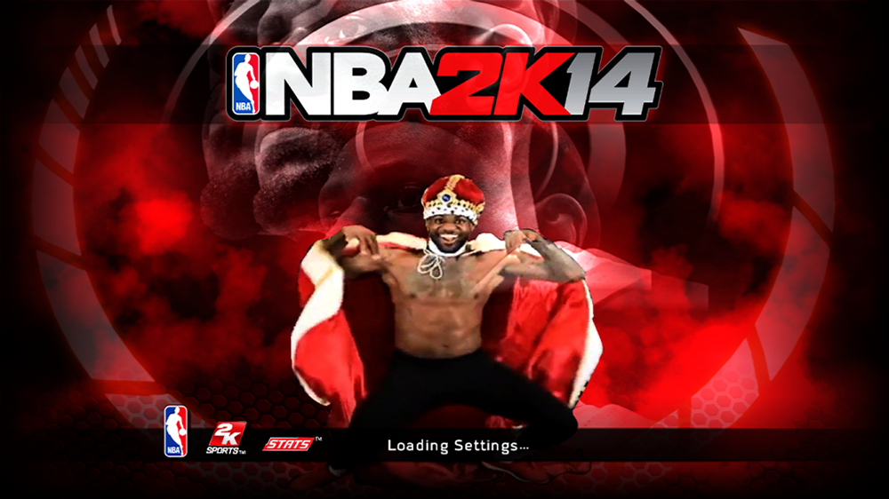 NBA 2K14 LeBron “The King” James Loading Screen Mod
