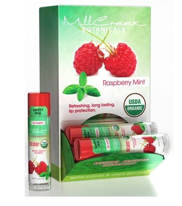 rasberry organic lip balm