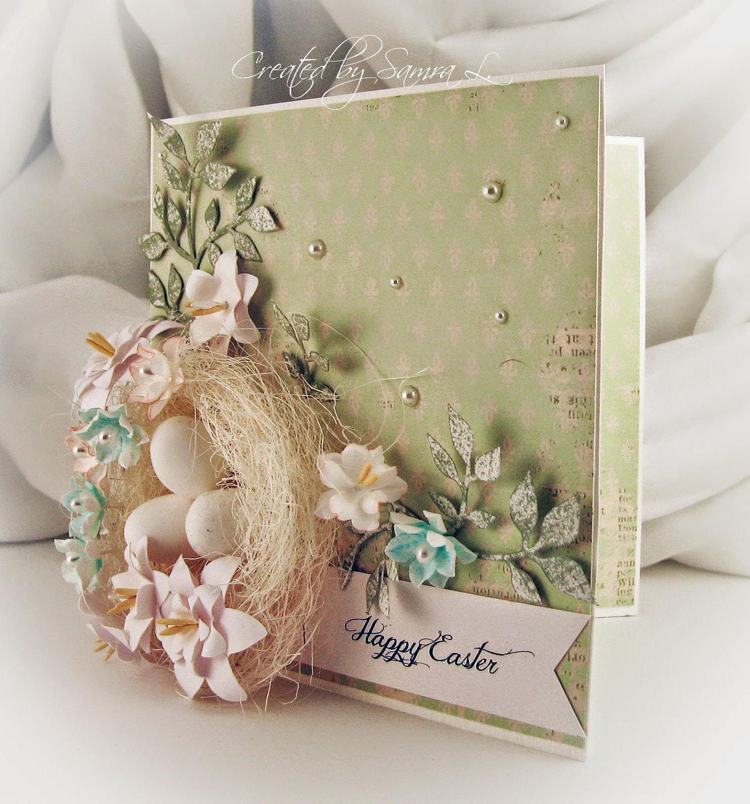 Paper Talk With Samra: Easter Card