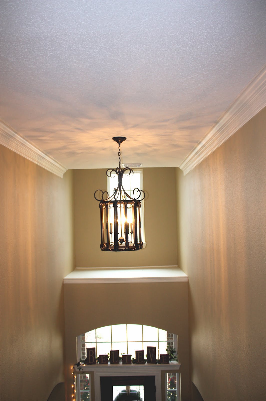 From My Front Porch To Yours DIY Rustic Shutters & New Foyer Lighting Adding Rustic Farmhouse