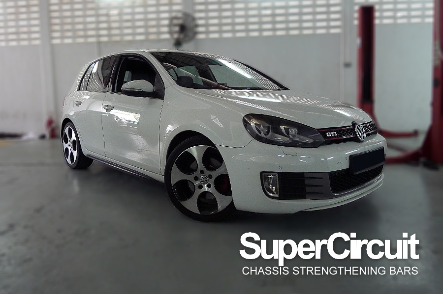 SUPERCIRCUIT CHASSIS STRENGTHENING BARS Volkswagen Golf 6 GTI Front