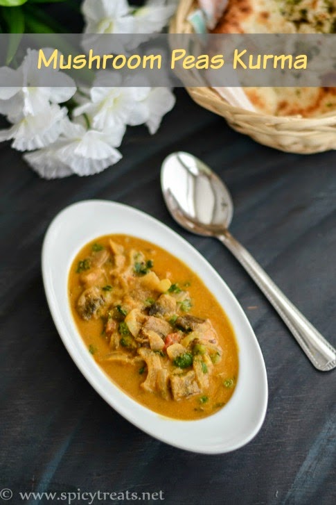 Mushroom Kurma Recipe