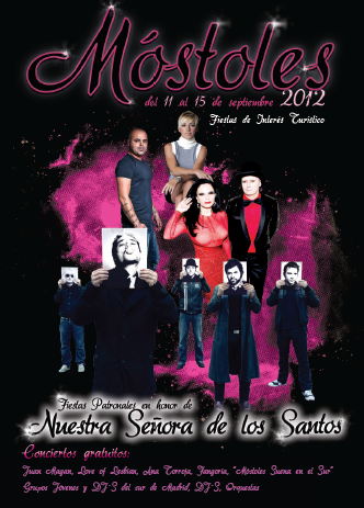 Fiestas de Móstoles 2012. Programa de conciertos