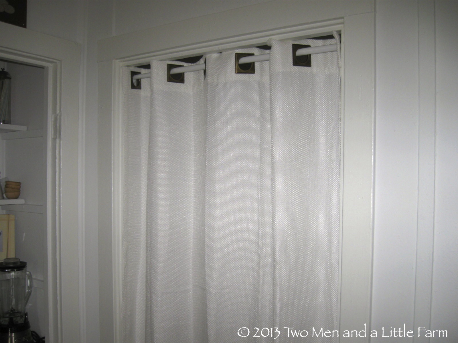 √ Curtain How To Cover A Doorway Without Door News Designfup