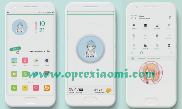 Tema Xiaomi Mtz By Mujahid Saifullah Tema Green Flat Minimal Mtz Terbaru Tembus