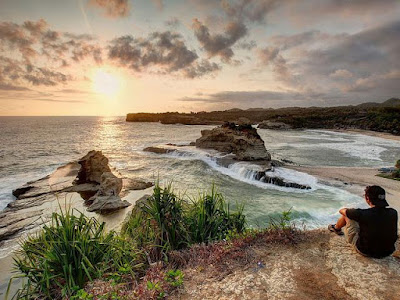 wisata pantai klayar wisata pantai klayar, pantai klayar pacitan
