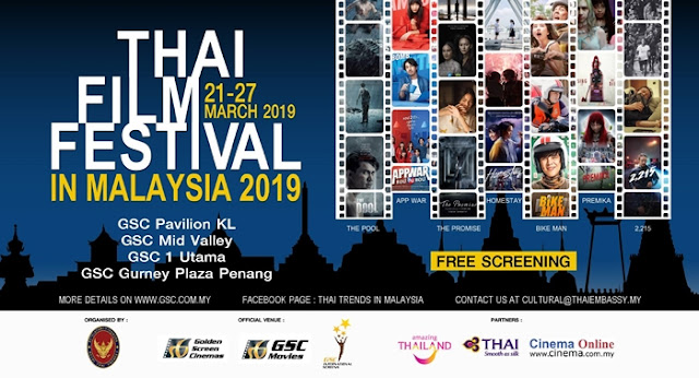 Thai Film Festival in Malaysia 2019, GSC Cinemas,Thai Film Festival, Thai Film, Thai Movies,  Bike Man, Premika, Homestay, 2,215, The Promise, APP War, The Pool, GSC Pavilion KL, GSC 1 Utama, GSC Mid Valley, GSC Gurney Plaza Penang, lifestyle