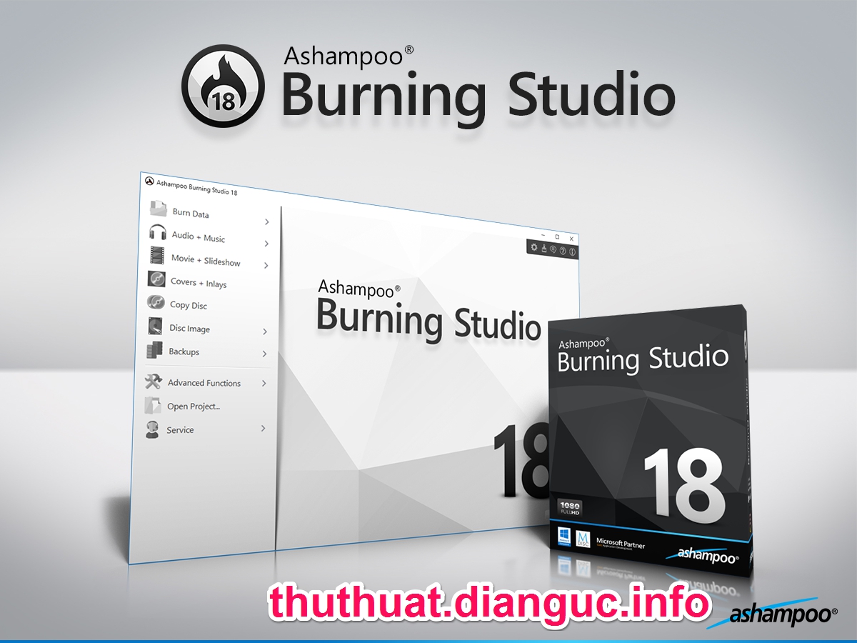 Download Ashampoo Burning Studio 18 Full Crack – Phần mềm ghi đĩa chuyên nghiệp