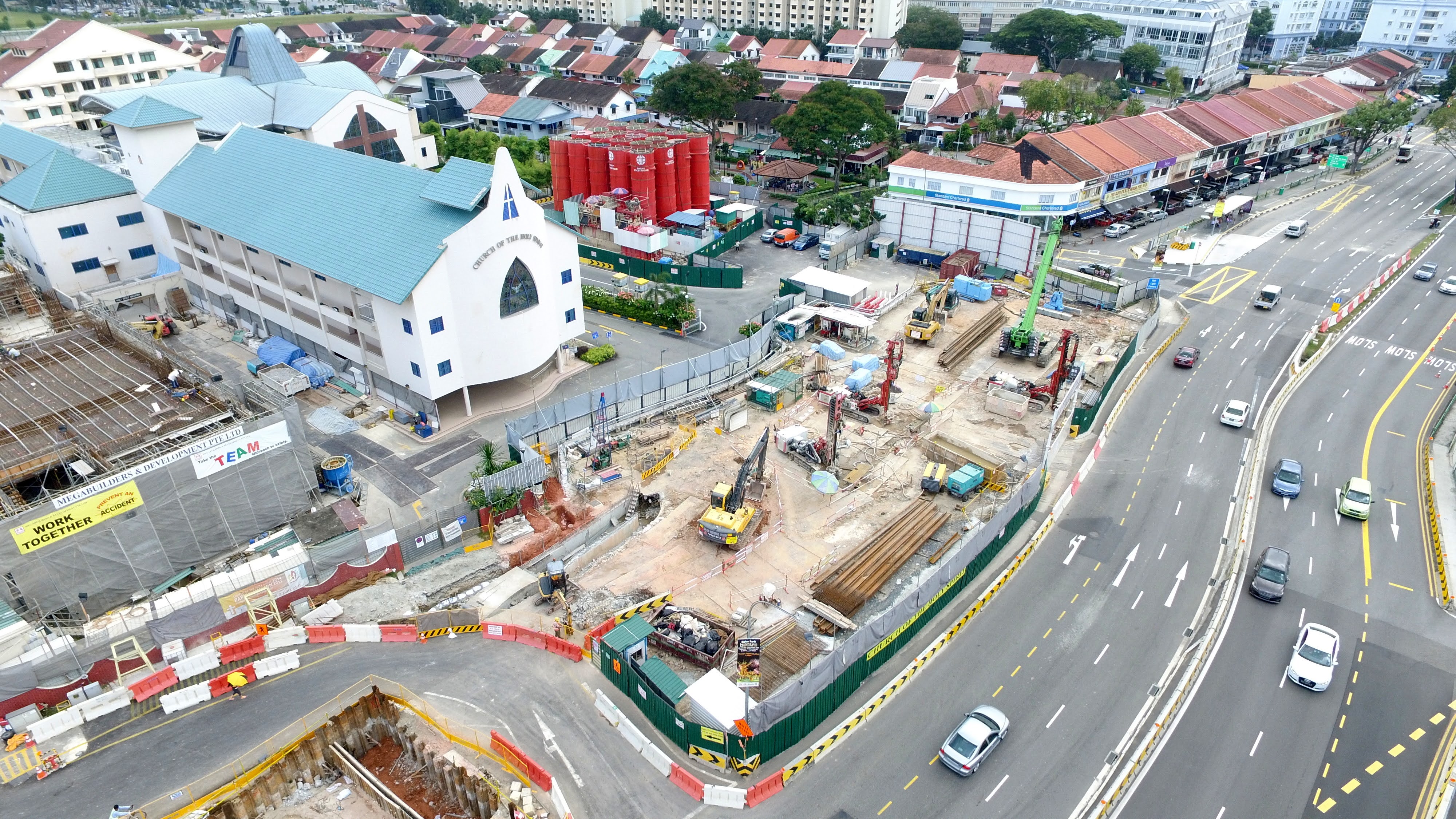 Thomson Line Construction Upper Thomson Grouts