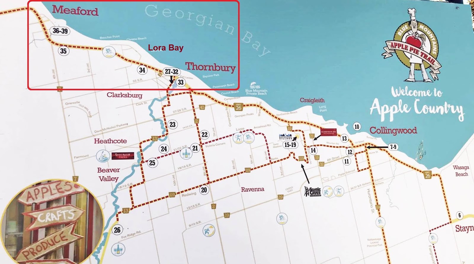 Map Of Thornbury Ontario Annie And Rich's Travel Adventures: Biking At Meaford-Thornbury, Ontario  2018
