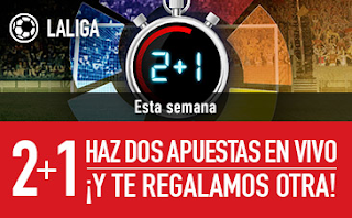 sportium promocion La Liga: 2+1 En Vivo hasta 4 marzo sportium promocion La Liga: 2+1 En Vivo hasta 4 marzo