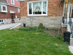 Scarborough Dorset Park front yard garden makeover before Paul Jung Gardening Services Toronto