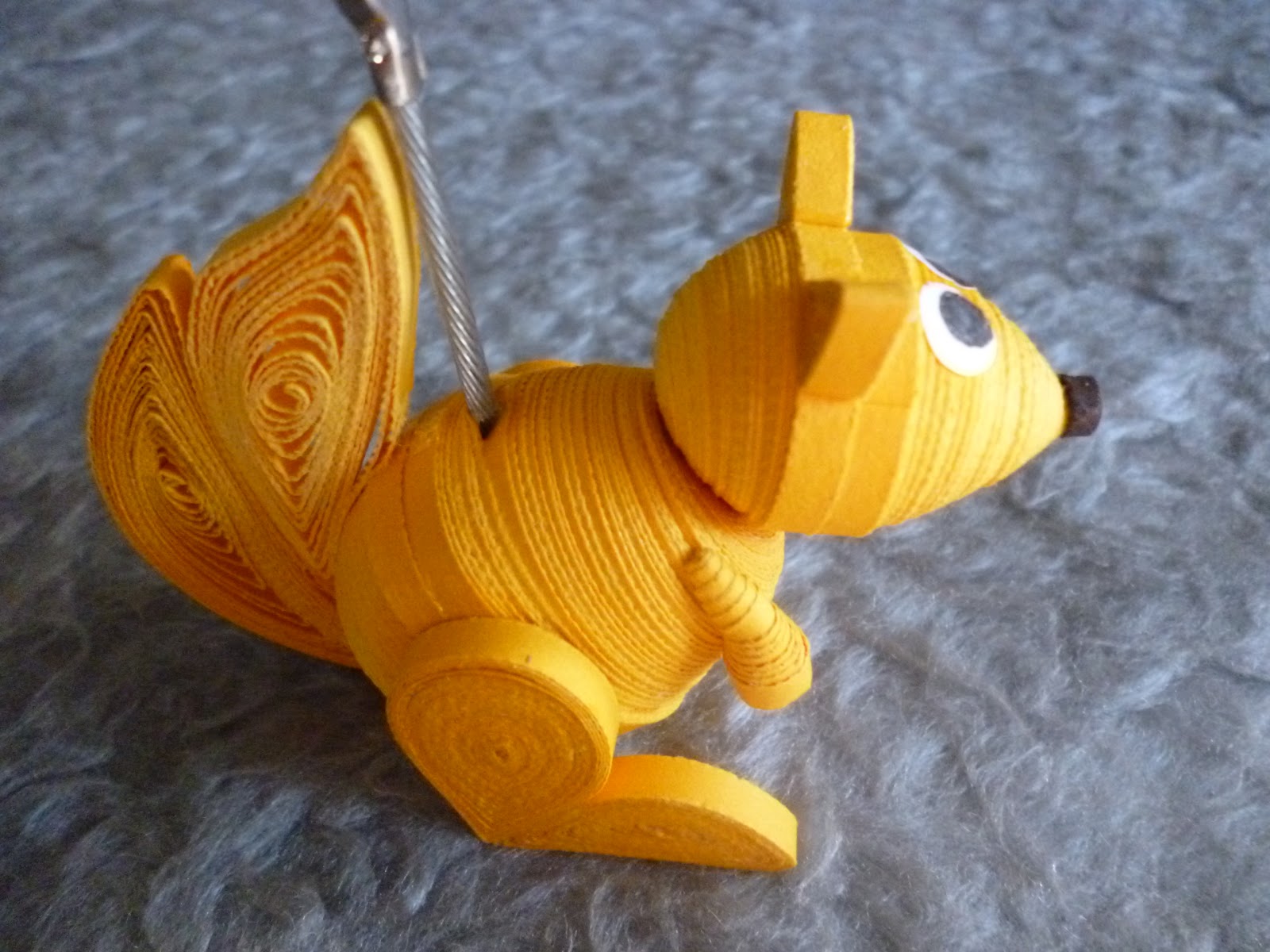 Papírvilág miniatűr papír állatkák / quilled animal card holders