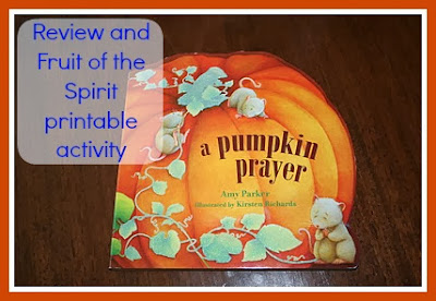 A Pumpkin Prayer – Review and activity
