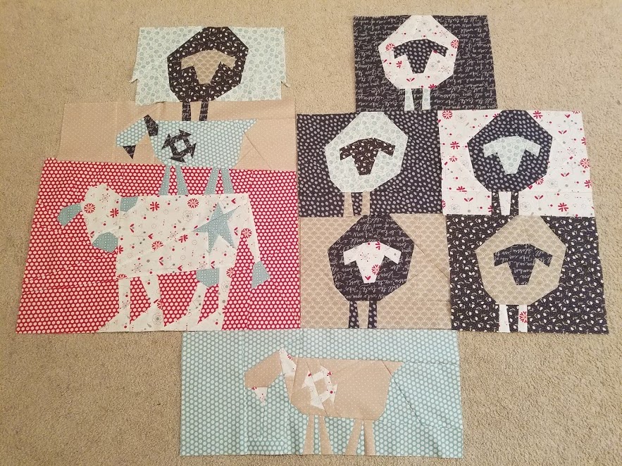 Dreamworthy Quilts 2 Barnyard Quilts are progressing...