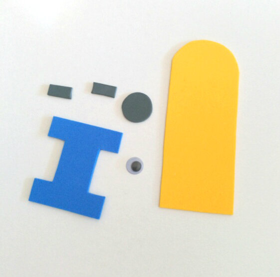 goma eva, foamy, minion