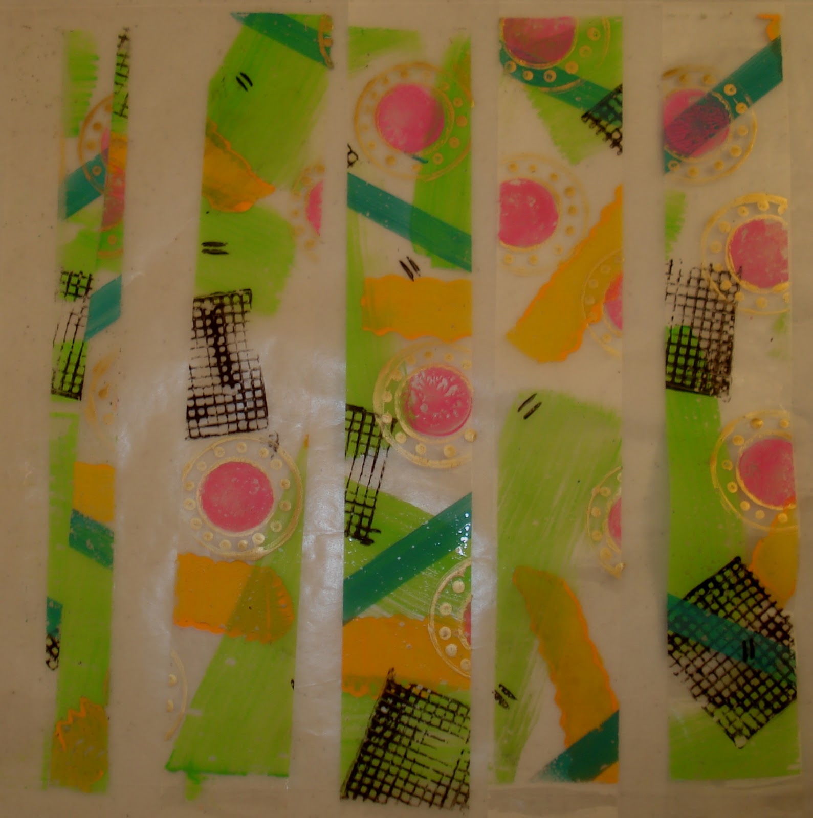 PRAISE PATCH PRODUCTIONS Design Transfer Gelli Plate & Packaging Tape