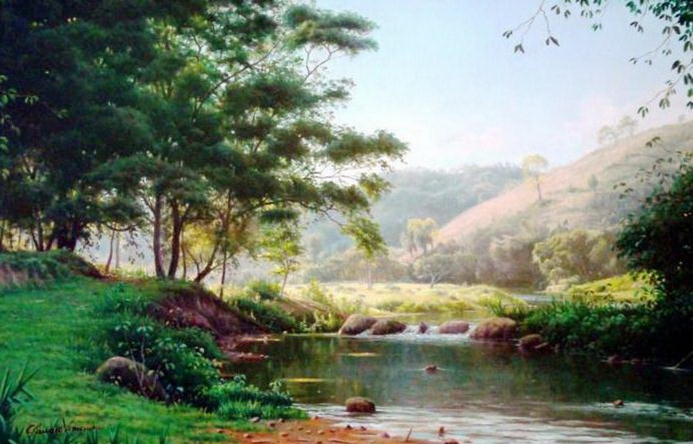 ImÃ¡genes Arte Pinturas: Paisajes Zen Hiper Naturalistas de