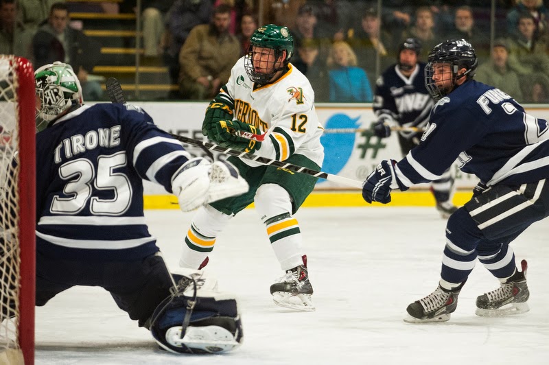 Brian Jenkins Photography New Hampshire vs. Vermont Men's Hockey 02/06/15 Vermont Editorial