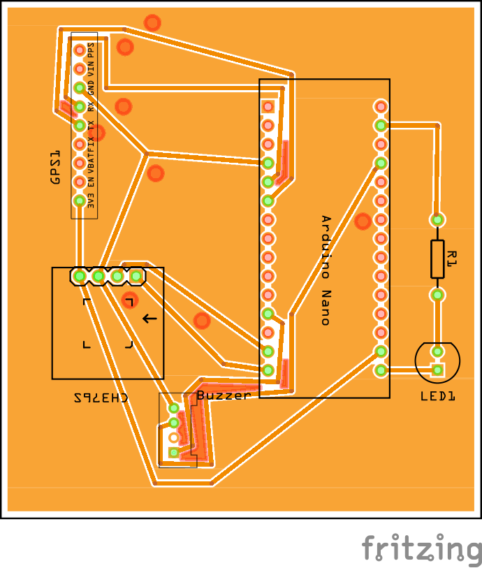 DHOB Fritzing Da Idea A PCB