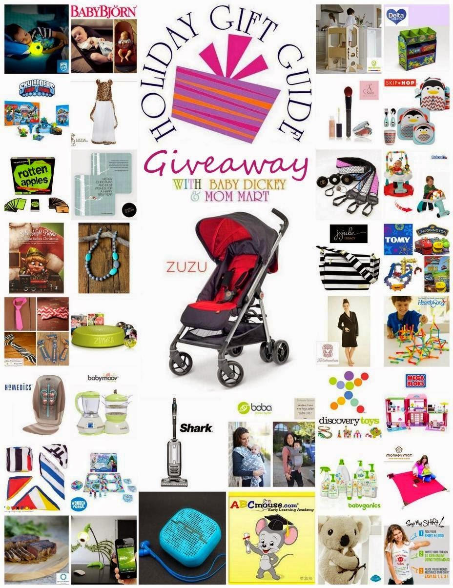 2014 Ultimate Holiday Gift Guide Giveaway with Mom Mart & Baby Dickey and over $2700 in prizes!! #HolidayGiftGuide #HGG #Giveaway 