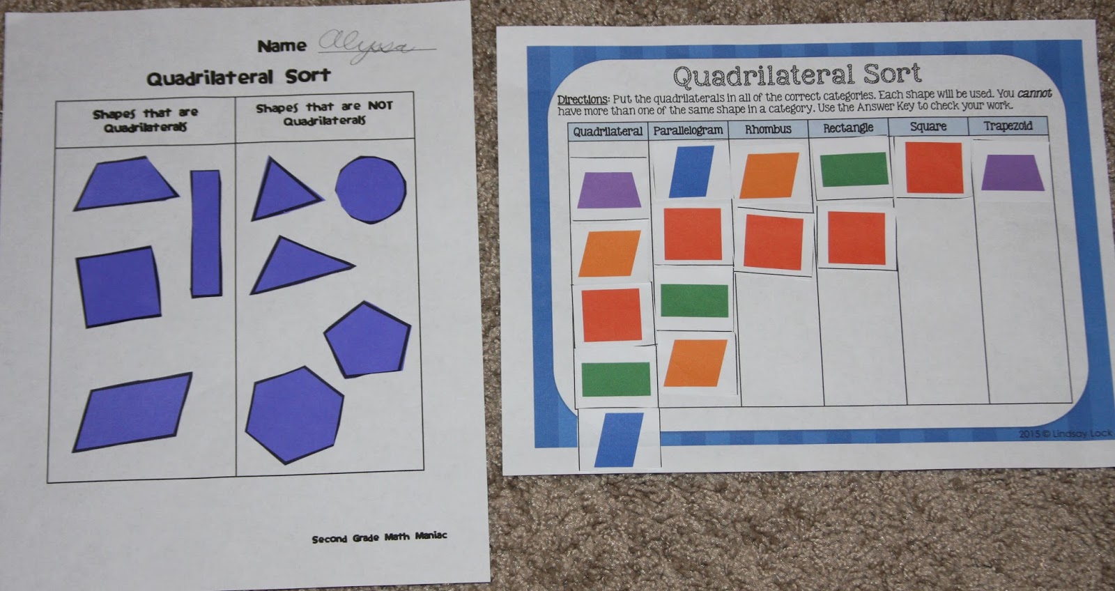 A Learning Journey: Q is for Quadrilaterals
