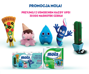Promocja Mola - zbierz swoją kolekcję maskotek UPS Konkurs