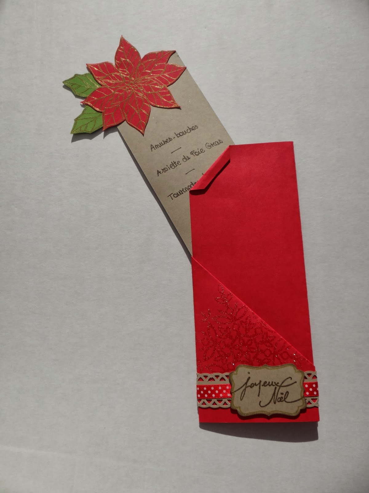 Le Scrap De Vitrioline Un Porte Couvert Sur Ma Table De Noel