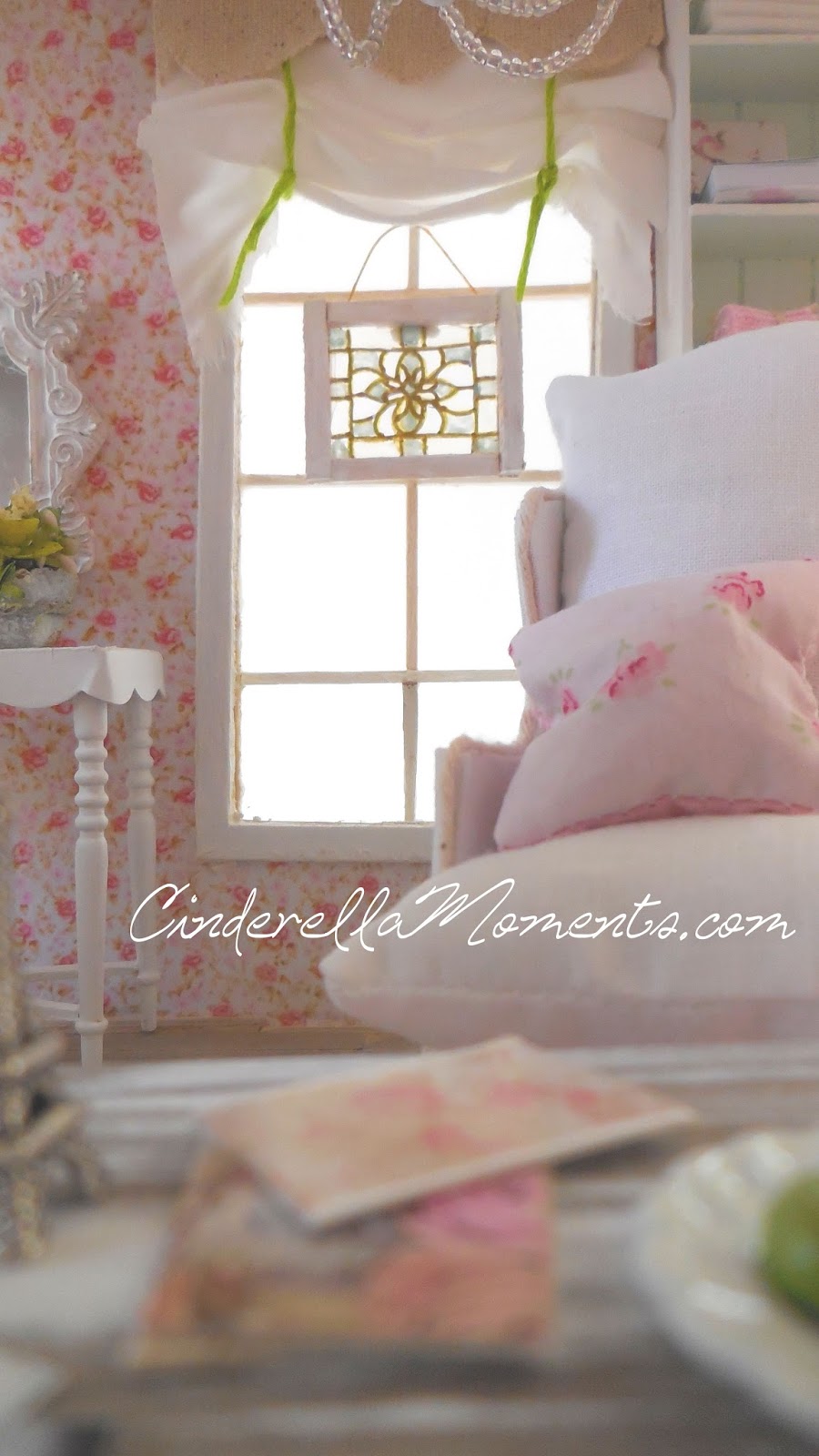 Cinderella Moments Easy Peasy Dollhouse Stained Glass Windows Tutorial